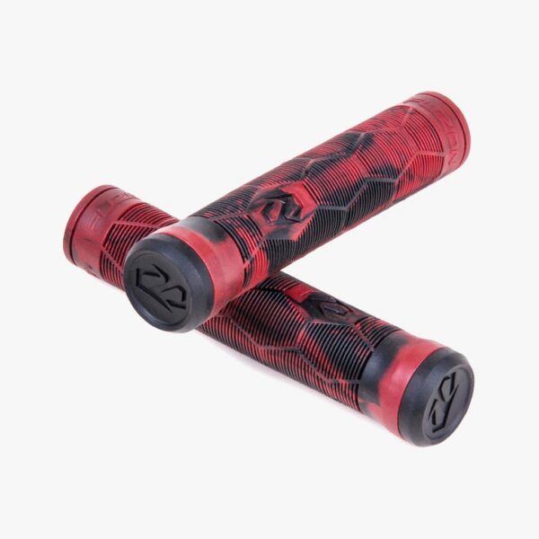 Käepidemed Fuzion Hex Pro Scooter Grips Black/Red Swirl - Image 2