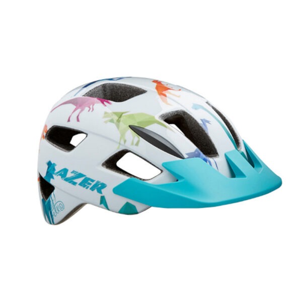 Kiiver lastele LAZER LIL´GEKKO, White Dino, Toddler unisize