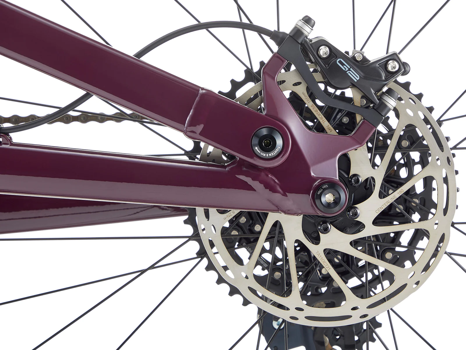 Maastikuratas KONA Process 134 DL 27.5, Gloss Plum (Purple) (M) - Image 3