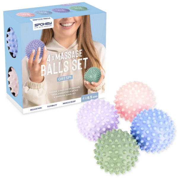 Massaažipallid SPOKEY Grespi (4 tk), värvivalik - Image 8