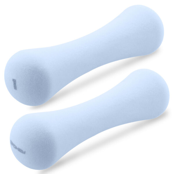 Neopreenist hantlid SPOKEY Bone 1 kg (2 tk), sinised