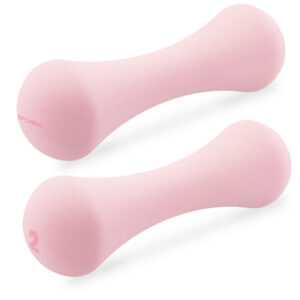 Neopreenist hantlid SPOKEY Bone 2 kg (2 tk), roosad