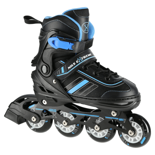 (Rull)uisud NILS Extreme 2in1 In-line Skates/Figure Ice Skates, Black/Blue (S) - Image 3