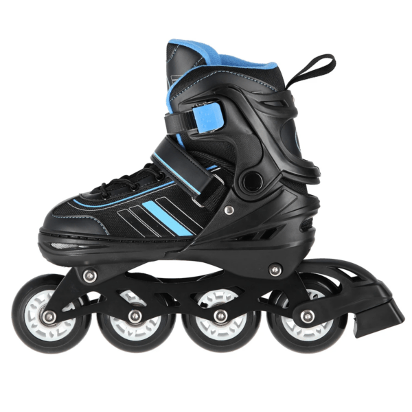 (Rull)uisud NILS Extreme 2in1 In-line Skates/Figure Ice Skates, Black/Blue (S) - Image 4