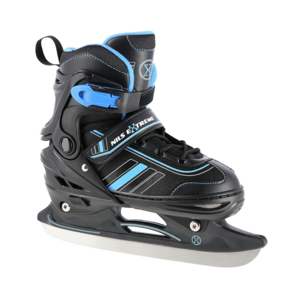 (Rull)uisud NILS Extreme 2in1 In-line Skates/Figure Ice Skates, Black/Blue (S) - Image 2