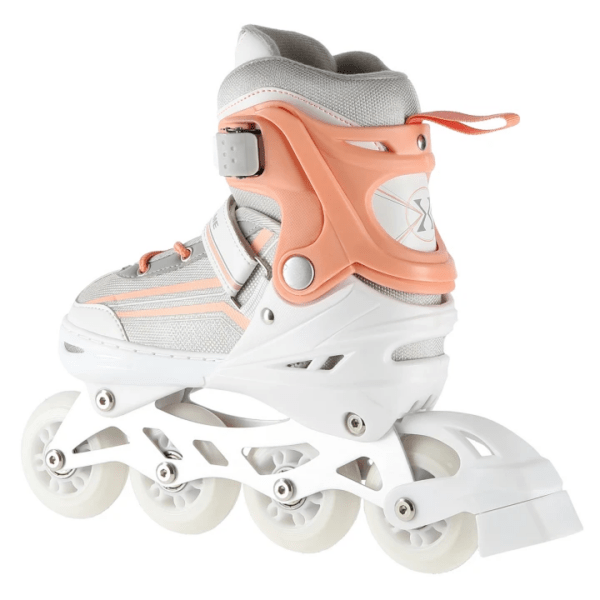 (Rull)uisud NILS Extreme 2in1 In-line Skates/Figure Ice Skates, White/Pink (L) - Image 4