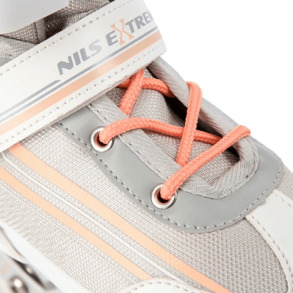 (Rull)uisud NILS Extreme 2in1 In-line Skates/Figure Ice Skates, White/Pink (L) - Image 7