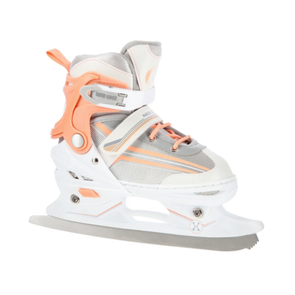 (Rull)uisud NILS Extreme 2in1 In-line Skates/Figure Ice Skates, White/Pink (L) - Image 2