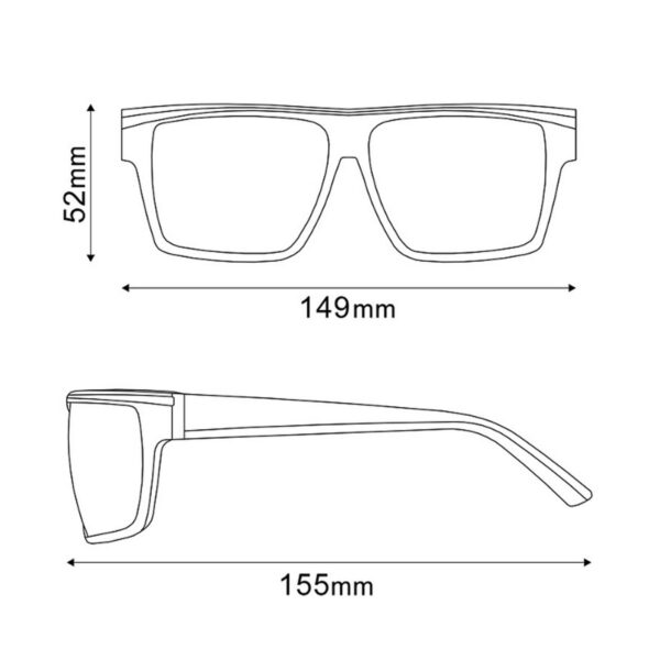 Päikeseprillid SHIMANO SQRE1, Transparent Gray - Image 2
