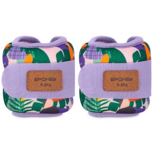 Randme- ja pahkluuraskused SPOKEY Home Jungle 2x0.5 kg, lilla-kirju
