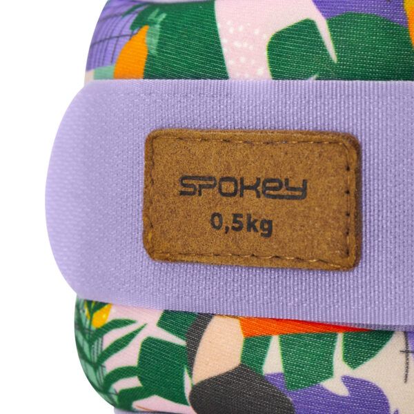Randme- ja pahkluuraskused SPOKEY Home Jungle 2x0.5 kg, lilla-kirju - Image 8