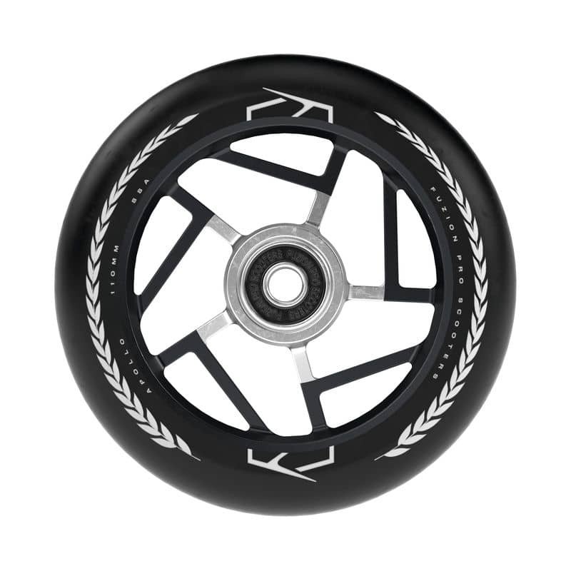 Ratas tõukerattale Fuzion Apollo 24 x 110  mm Wheels Black