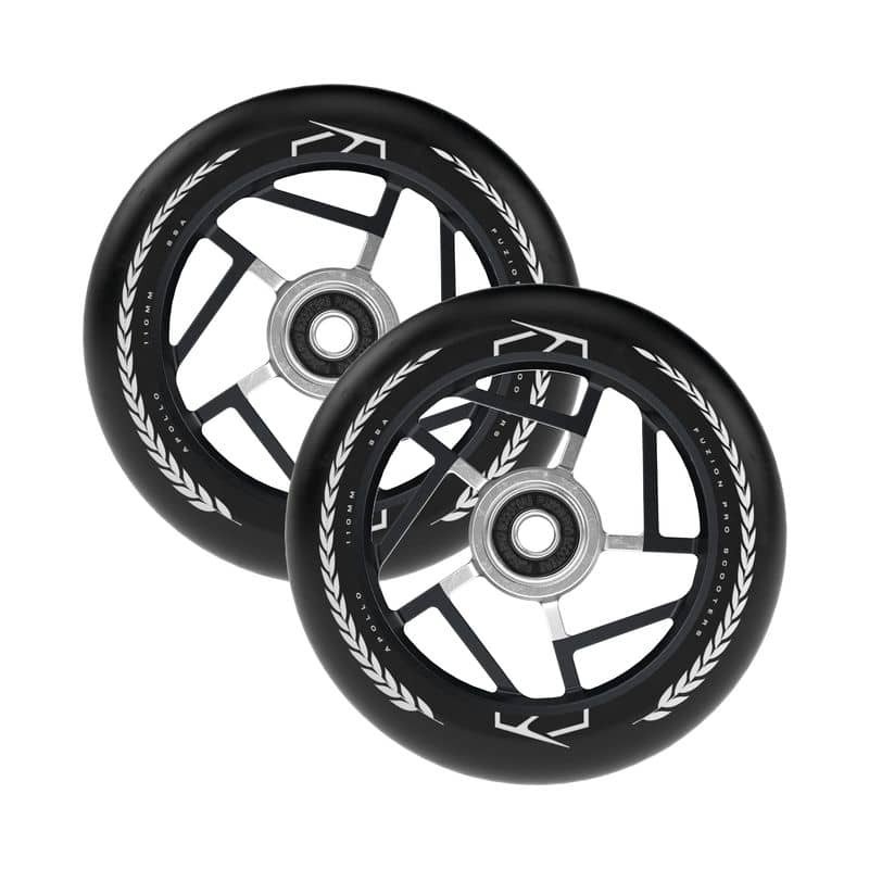 Ratas tõukerattale Fuzion Apollo 24 x 110  mm Wheels Black - Image 2