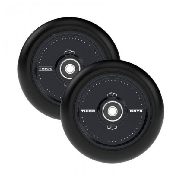 Ratas tõukerattale FUZION Thiccboys Wheels 30 x 110mm Black  (paar)
