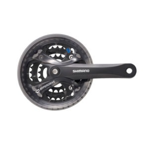 Vändad SHIMANO Crankset 8­Speed Black FC­M361 42/32/22T 175mm