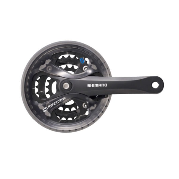 Vändad SHIMANO Crankset 8­Speed Black FC­M361 42/32/22T 175mm