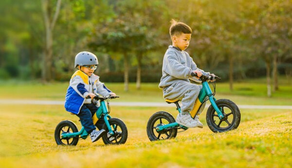 Elektriline jooksuratas FIIDO Kidz, roheline-kollane - Image 12