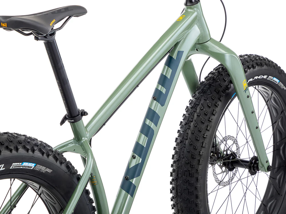 Fatbike jalgratas KONA Woo, 26" Gloss Metallic (Green) (S) - Image 4