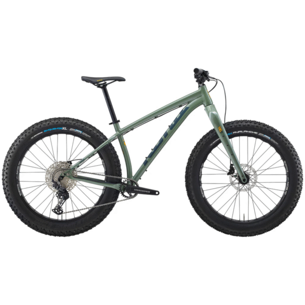 Fatbike jalgratas KONA Woo, 26" Gloss Metallic (Green) (S)