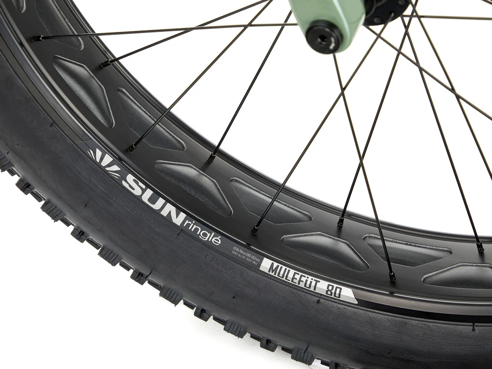 Fatbike jalgratas KONA Woo, 26" Gloss Metallic (Green) (S) - Image 8