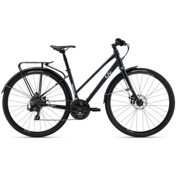 Jalgratas naistele LIV Alight 3 City Disc, Metallic Black (S)