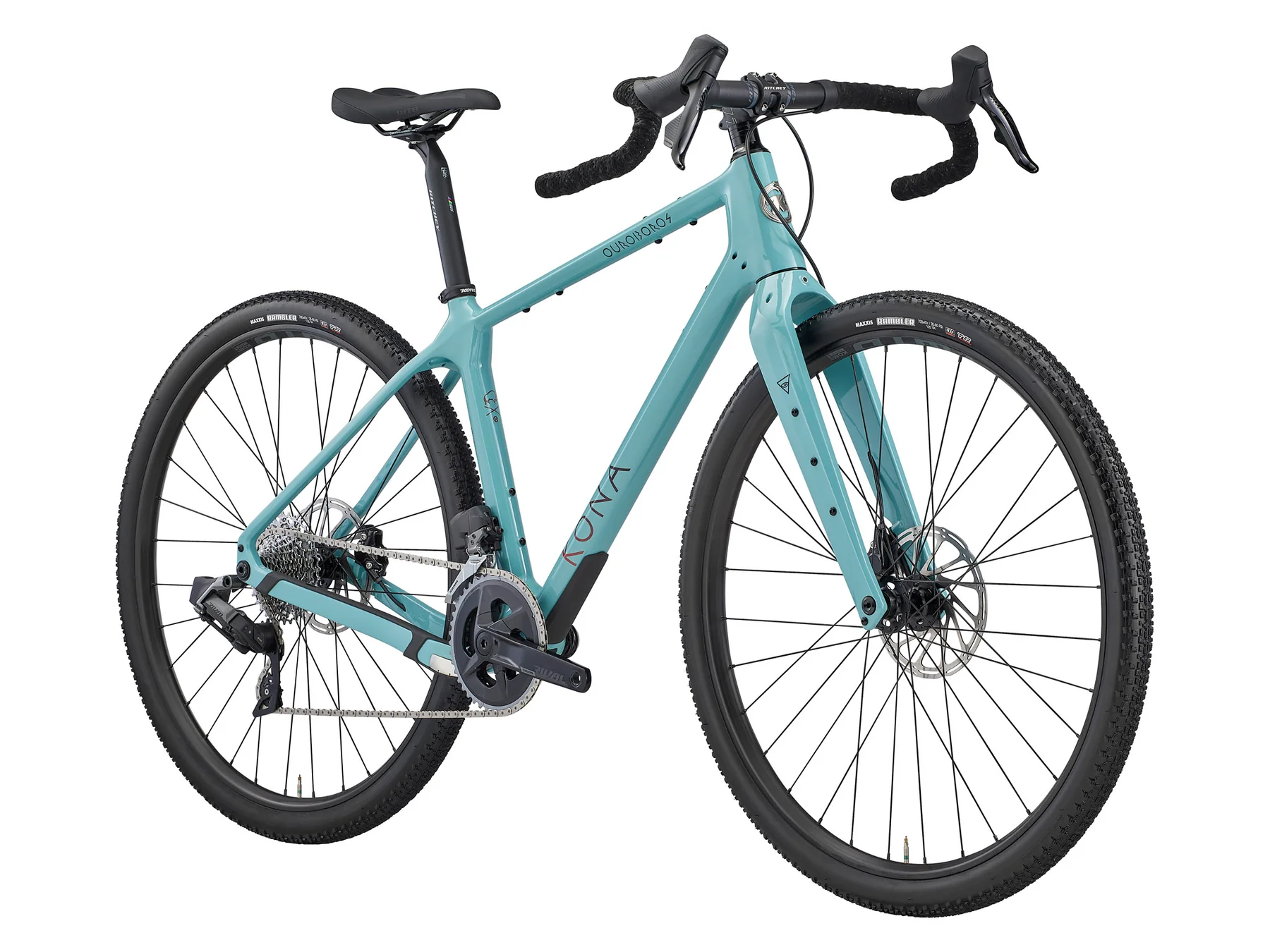 Gravel jalgratas KONA Ouroboros CR/DL, Gloss Harbor Grey (Green) (S) - Image 2