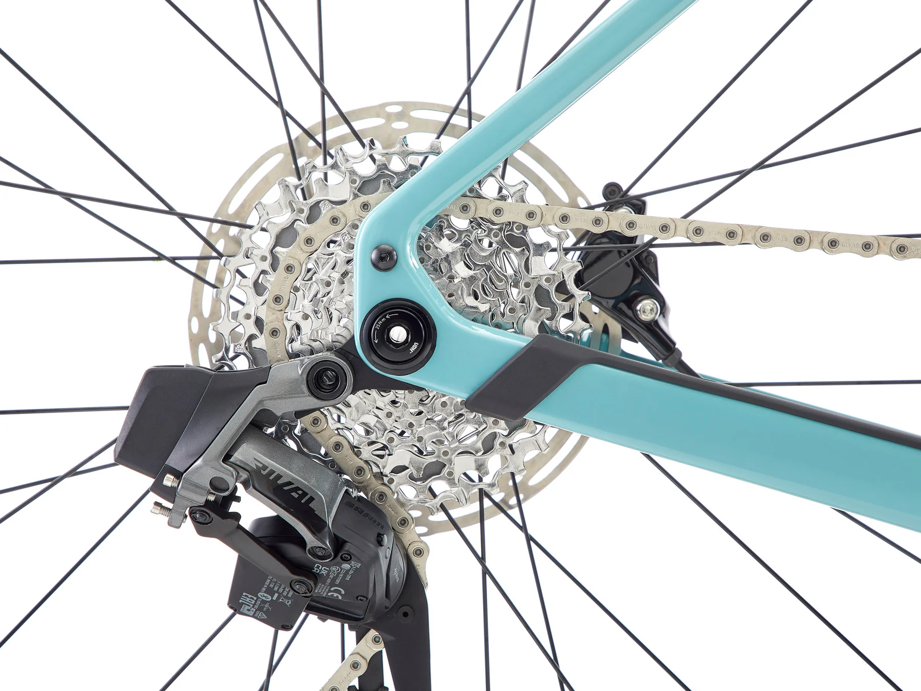 Gravel jalgratas KONA Ouroboros CR/DL, Gloss Harbor Grey (Green) (S) - Image 14