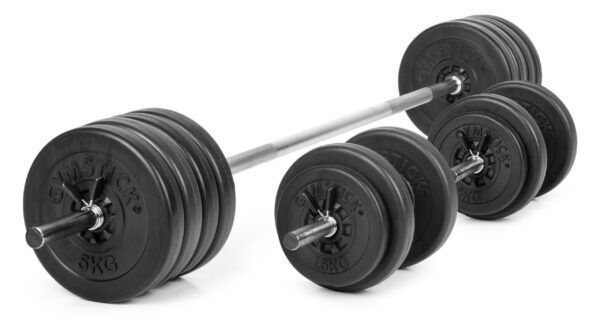 Tõstekangikomplekt GYMSTICK Vinyl Weight Set 60 kg