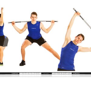 Venituspulk GYMSTICK Stretching stick 131 cm