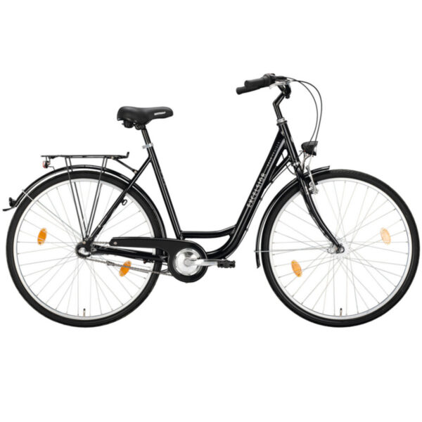 Naiste jalgratas Excelsior Road Cruiser 28", 3 käiku, must (M)