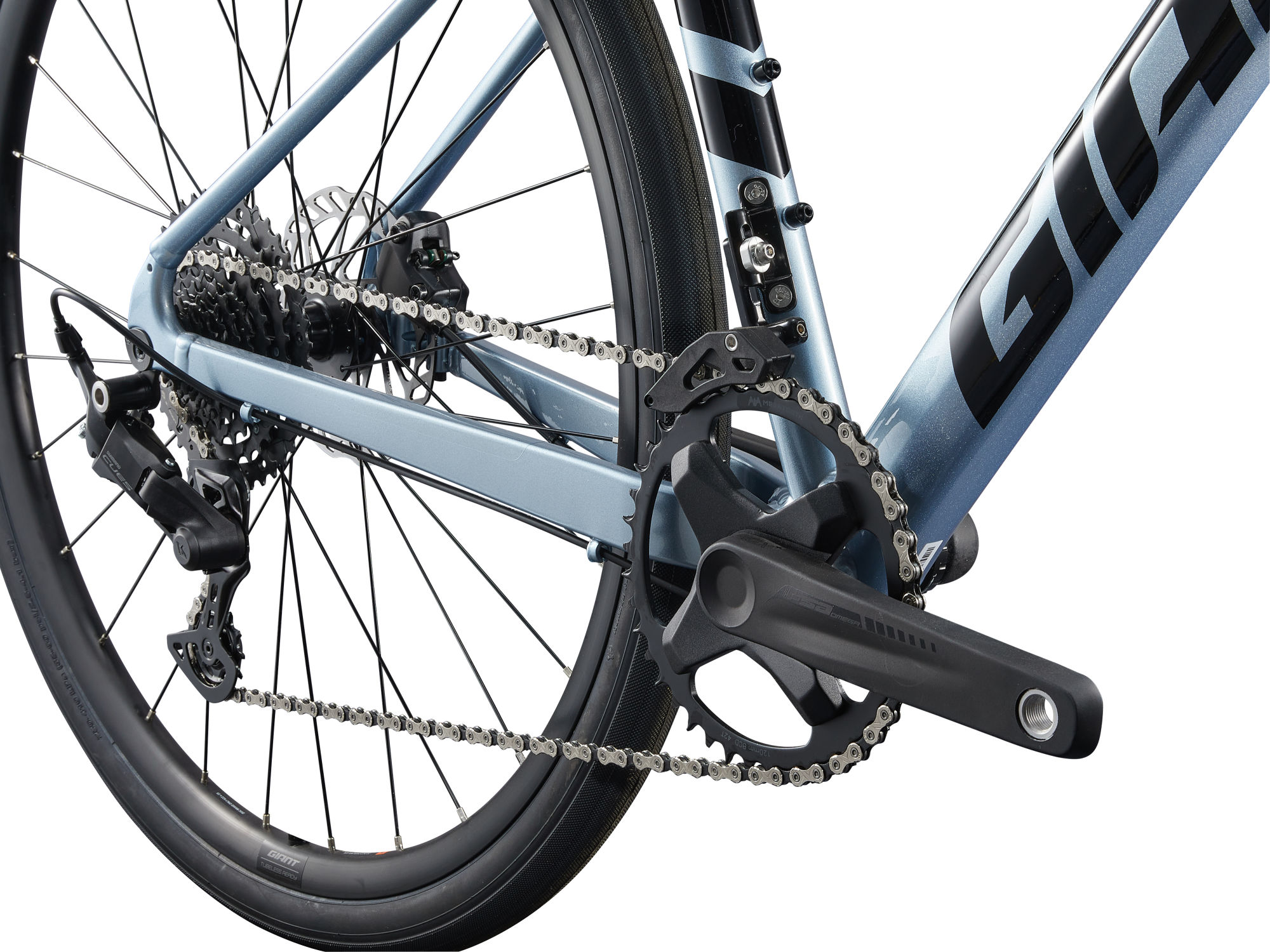 Jalgratas GIANT Fastroad AR 2 (2025) Glacier Silver (M/L) - Image 3