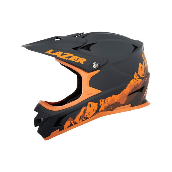 Kiiver LAZER Phoenix+, Matte Cobalt Orange (XL) - Image 2