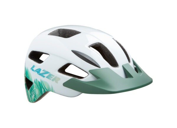 Laste jalgrattakiiver Lazer Gekko White Tropical 50-56cm