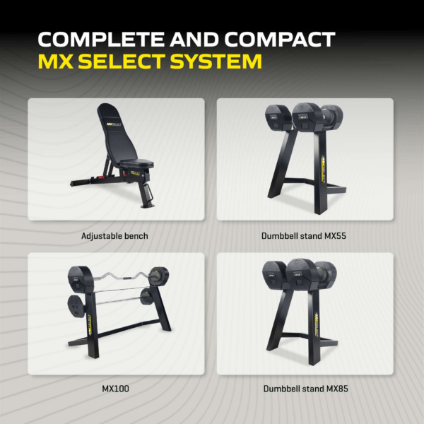 Reguleeritav tõstekang TUNTURI MX100 Barbell 12,8 - 45,5 kg - Image 9