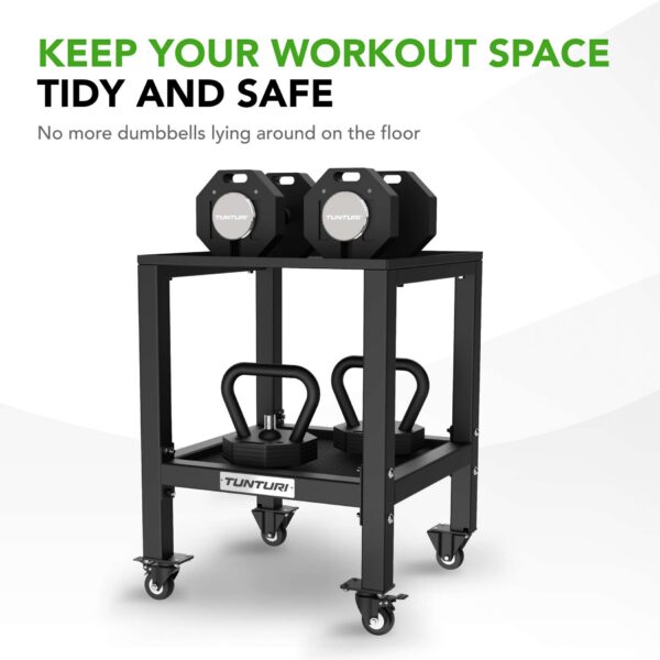 Alus hantlitele TUNTURI Rapid Adjustable Dumbbell Stand - Image 4