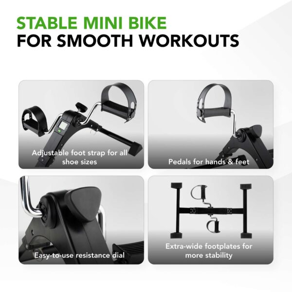 Miniratas ekraaniga TUNTURI Mini Bike Foldable incl Display - Image 4