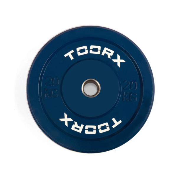 Raskusketas TOORX Bumper Plate Challenge, sinine, 50 mm, 20 kg