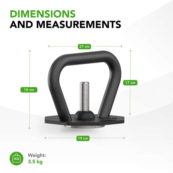 Sangpommi käepide TUNTURI Rapid Adjustable Kettlebell Handle 3,5kg - Image 3