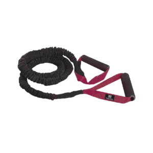 Võimlemiskumm TOORX Elastic with Handles, strong, punane