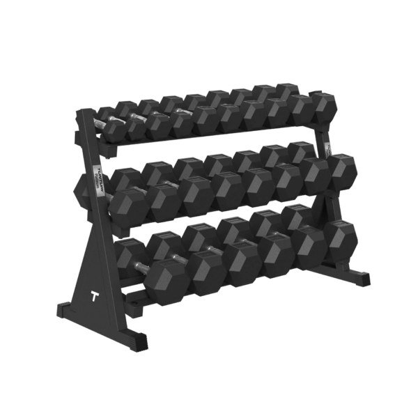 Hantlite riiul TUNTURI Platinum Hex Rubber Dumbbell Rack - Image 2