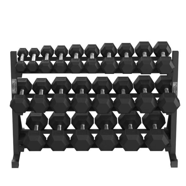 Hantlite riiul TUNTURI Platinum Hex Rubber Dumbbell Rack - Image 3