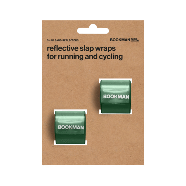 Helkurid BOOKMAN Reflective Snap Bands for Arm and Leg, rohelised