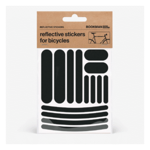 Helkurkleepsud jalgrattale BOOKMAN Reflective Stickers for Bicycles, Black Strips