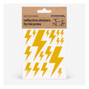 Helkurkleepsud jalgrattale BOOKMAN Reflective Stickers for Bicycles, Flash Yellow