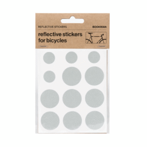 Helkurkleepsud jalgrattale BOOKMAN Reflective Stickers for Bicycles, White Dots