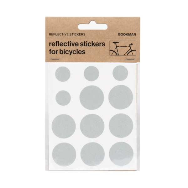 Helkurkleepsud jalgrattale BOOKMAN Reflective Stickers for Bicycles, White Dots