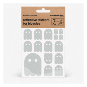 Helkurkleepsud jalgrattale BOOKMAN Reflective Stickers for Bicycles, White Ghost