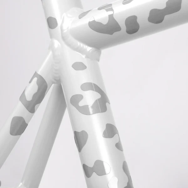 Helkurkleepsud jalgrattale BOOKMAN Reflective Stickers for Bicycles, White Leopard - Image 2