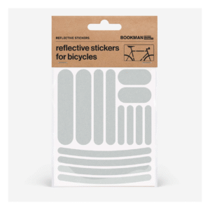Helkurkleepsud jalgrattale BOOKMAN Reflective Stickers for Bicycles, White Strips
