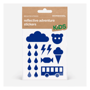 Helkurkleepsud lastele BOOKMAN Reflective Adventure Stickers, Blue